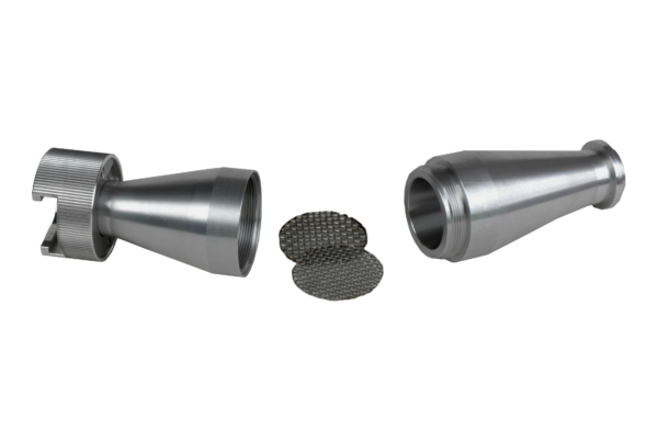 Dry ice pellet crusher